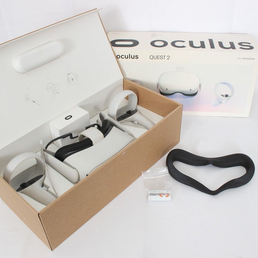 Oculus Quest2 128GB VR ヘッドマウントディスプレイ ヘッドセット オキュラスクエスト2 899-00183-02 Meta メタ 本体