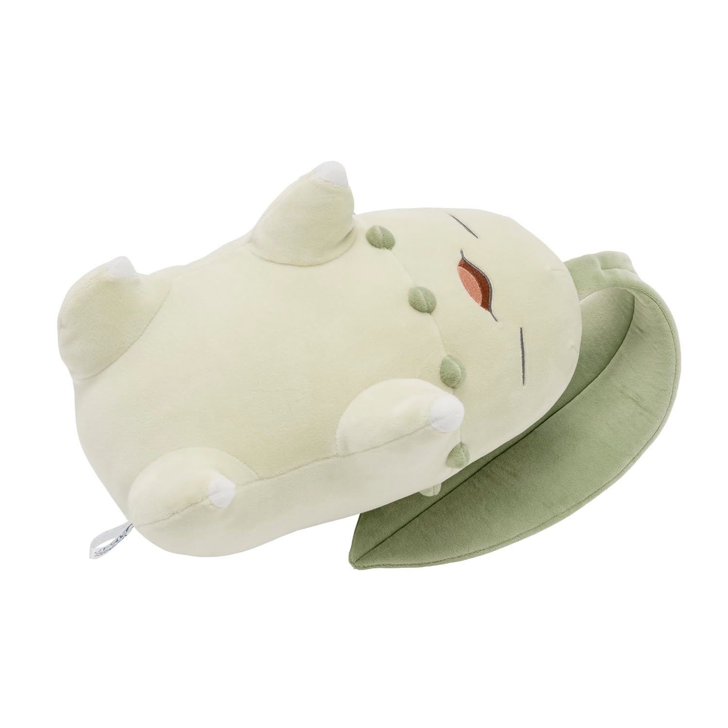 ポケモンセンターオリジナル もっちりぬいぐるみ Pokémon Sleep おやすみチコリータ 30×20×16.5 H×W×D ㎝ 06 チコリータ