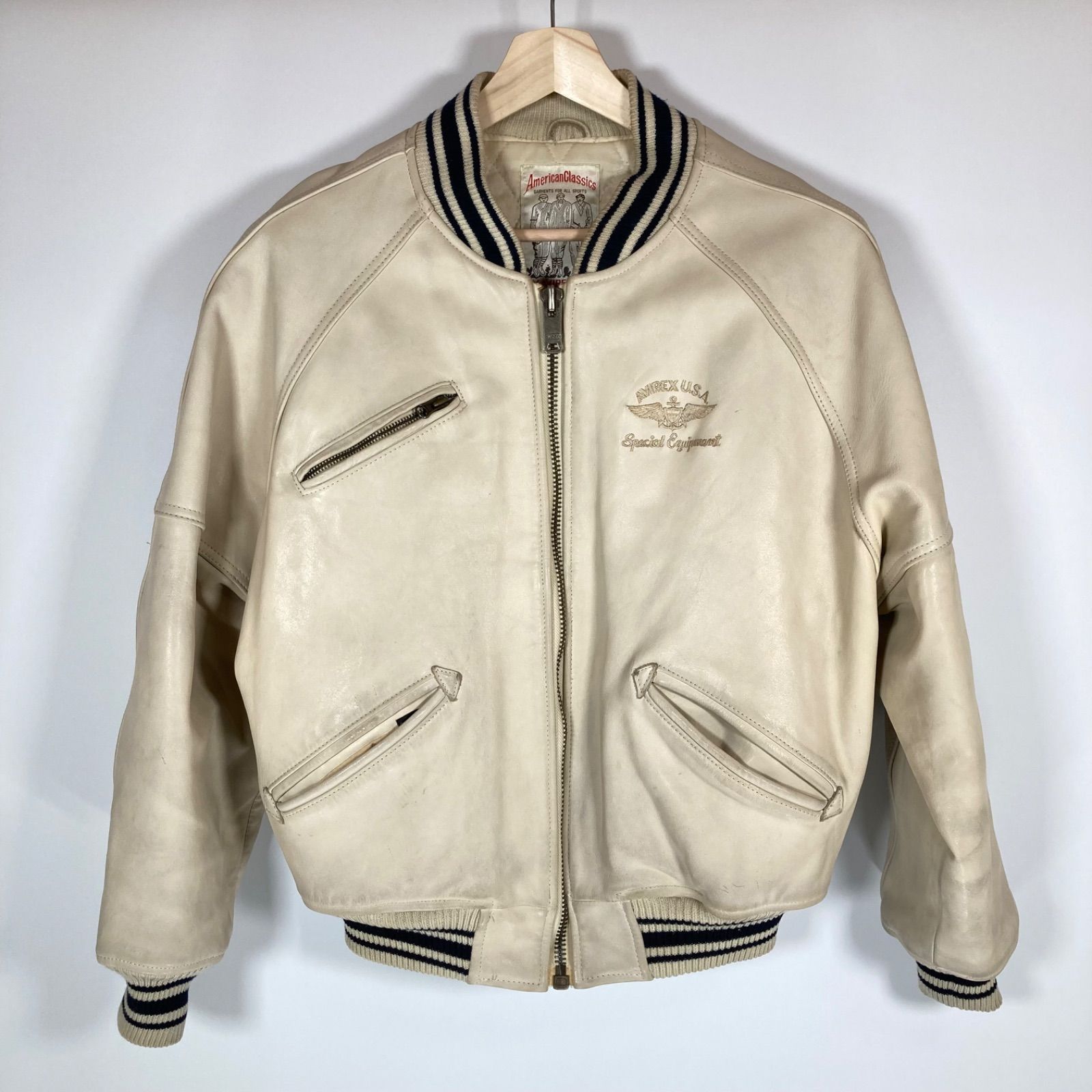 AVIREX アヴィレックス アーチロゴ SIGNATURE VARSITY JACKET