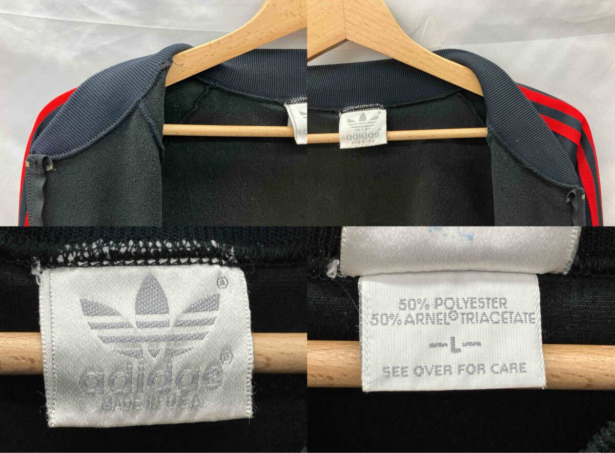 adidas アディダス 古着 ジャケット ブラック L LLC-HASEGAWATOSO_COM