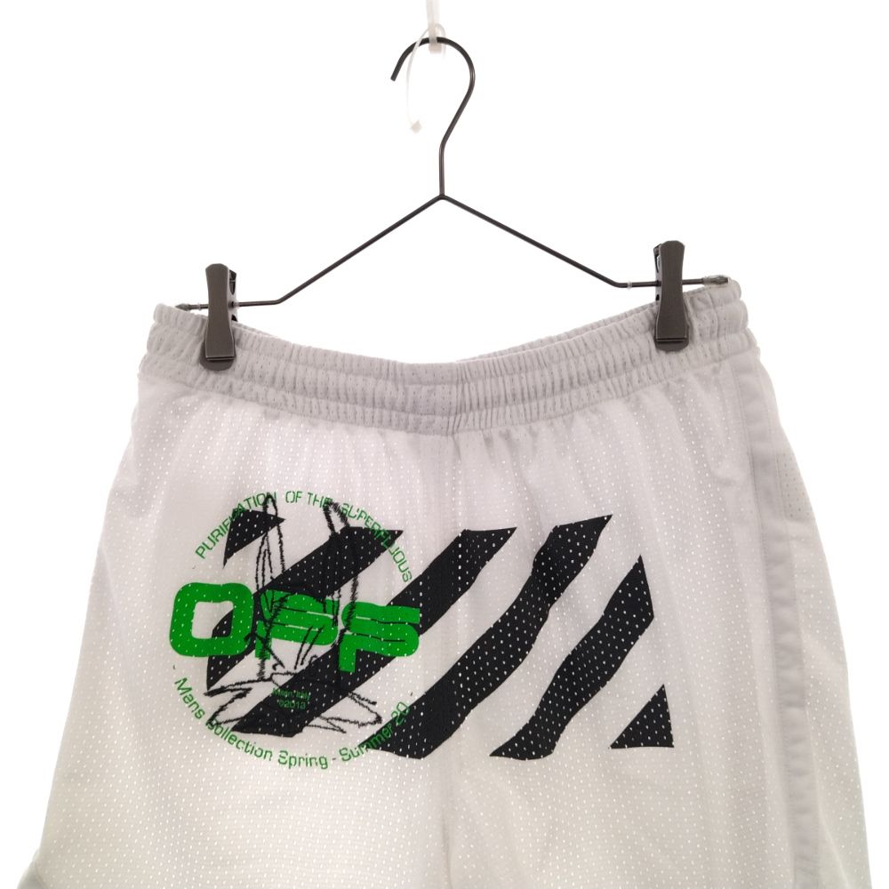 ☆夏に最高な一般です☆off-white☆オフホワイト☆メッシュショート 