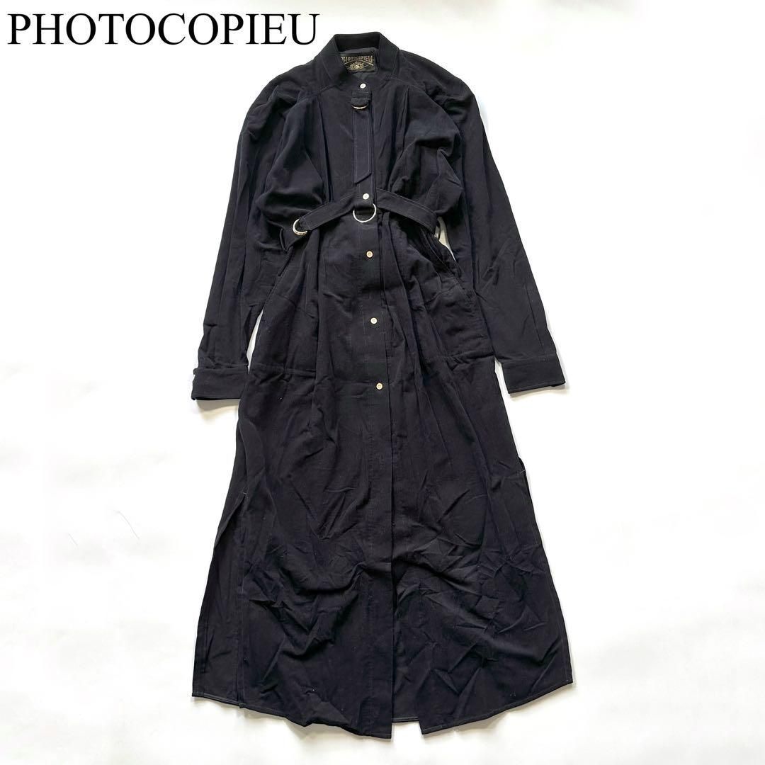 PHOTOCOPIEU コーデュロイベルテッド ワンピース バンド