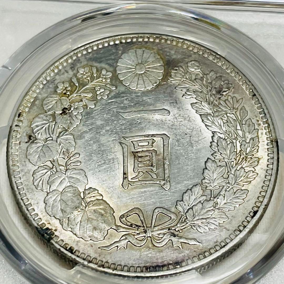 良品 明治27年 日本 新一圓 銀貨 UNC-Detail Japan 1894 - サガミ