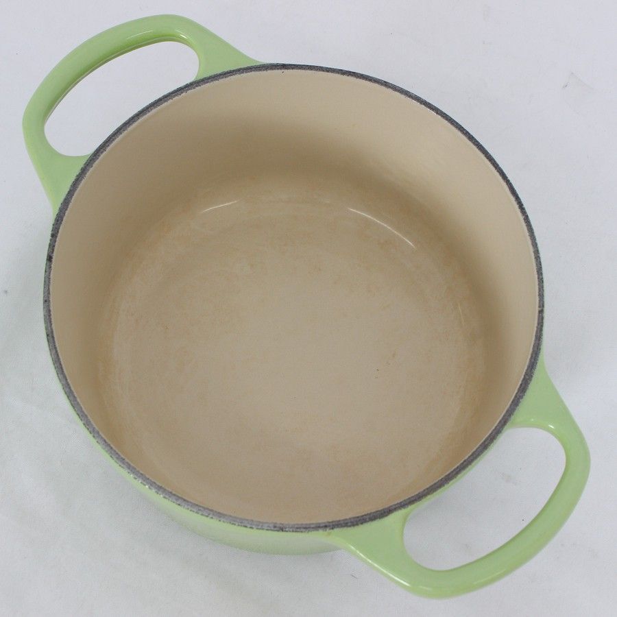 ルクルーゼ　ココットロンド　16cm グリーン　両手鍋　鍋 ルクルーゼ ココットロンド 16cm グリーン 両手鍋 鍋 ル・クルーゼ