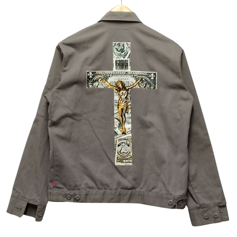 SUPREME シュプリーム 14SS Dead Kennedys Work Jacket デッドケネディ ワークジャケット グレー サイズS 正規品  / 35492 - メルカリ