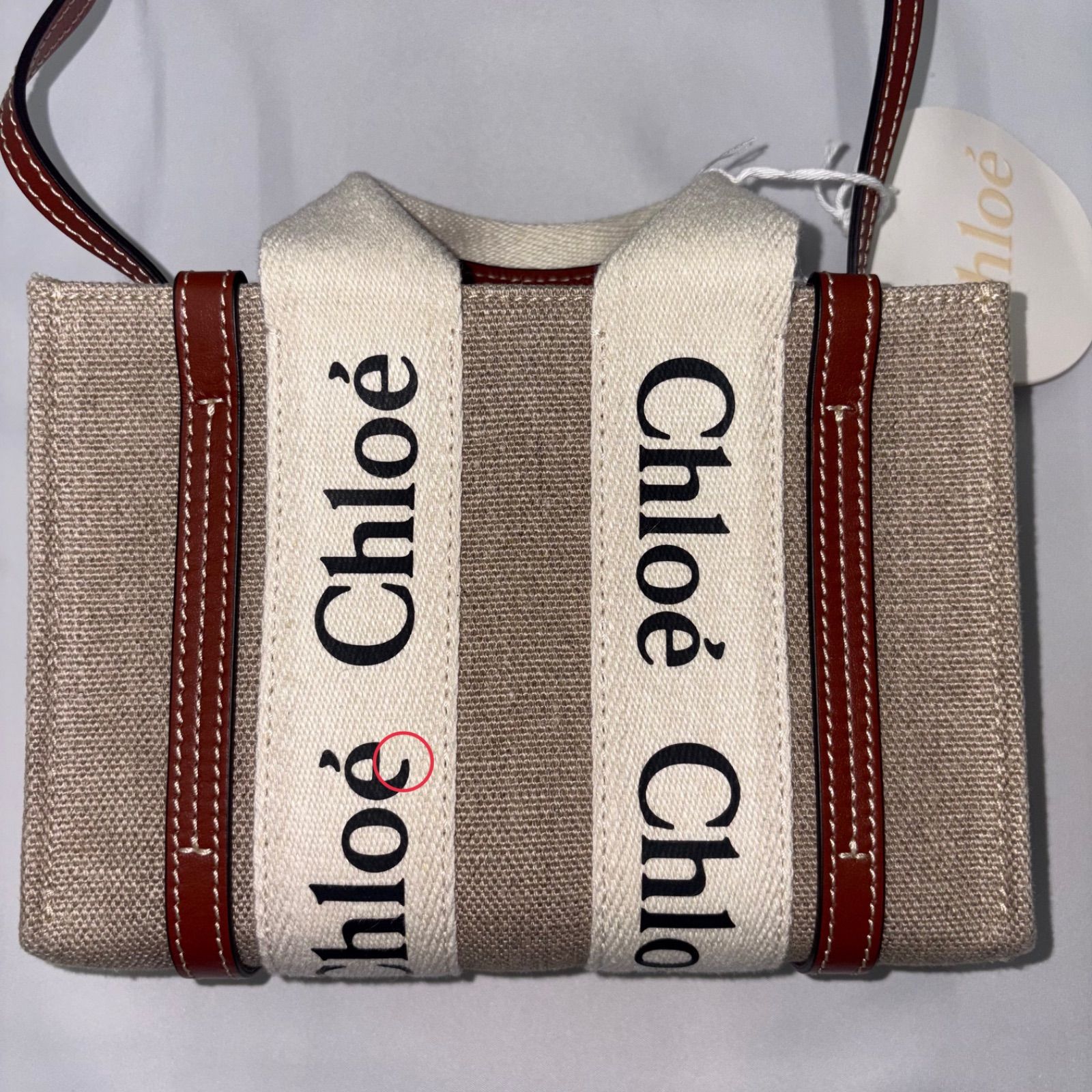 新品未使用訳アリ】CHLOE WOODY MINI クロエ ウッディ トート