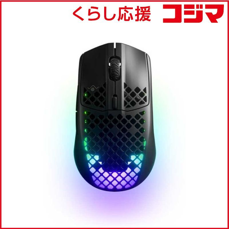未開封 STEELSERIES ゲーミングマウス Aerox 3 Wireless Onyx 2025 Edition Onyx 光学式 |有線 無線 ワイヤレス |6ボタン |Bluetooth USB 62612J ♥ 送料無料