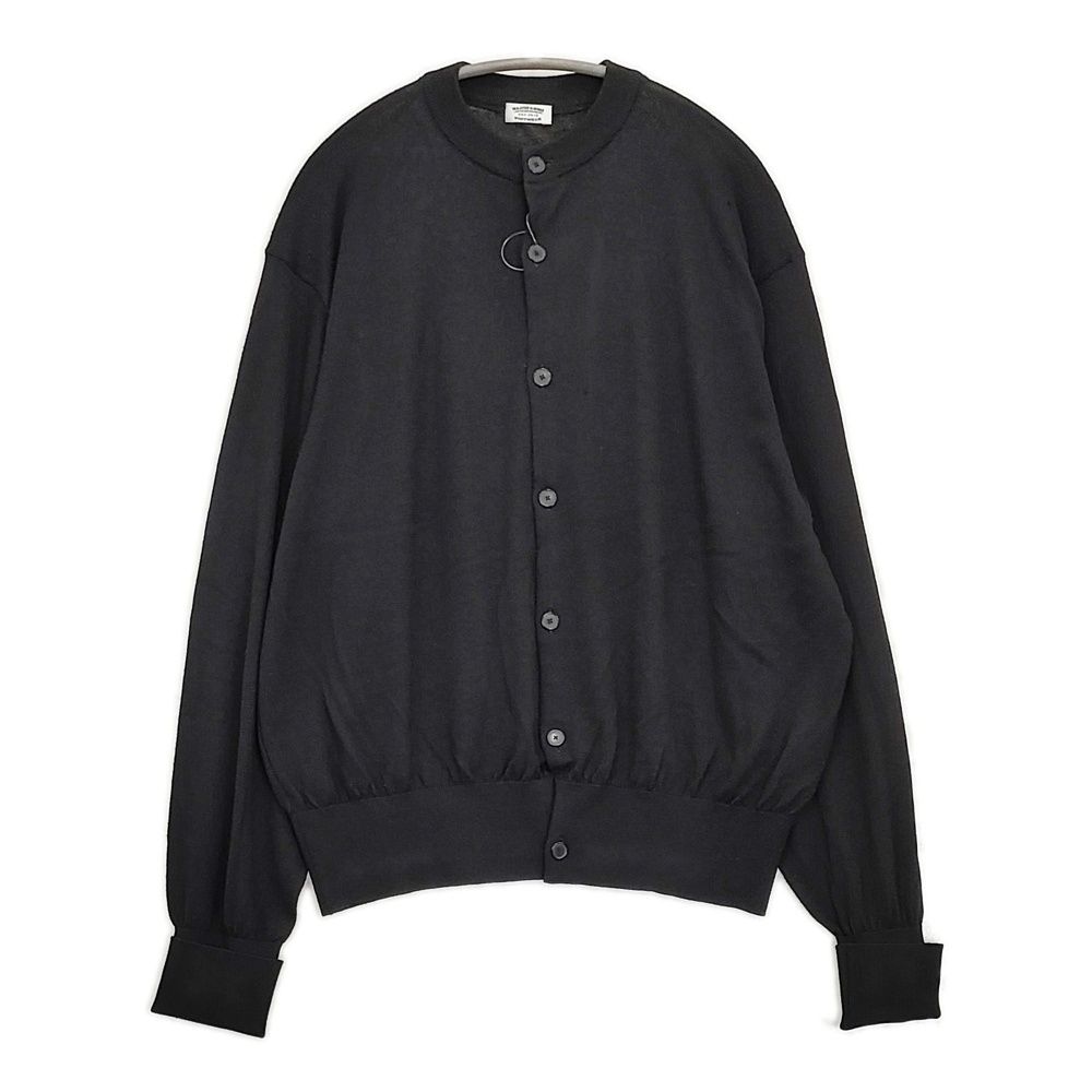MAATEE & SONS 3子撚 WOOSTED C/N CARDIGAN 定価47300円 MT3303-0102 カーディガン 23AW ブラック メンズ マーティーアンドサンズ【中古】5-0920T♪ MAATEE & SONS 3子撚 WOOSTED C/N CARDIGAN 定価47300円 MT3303-0102