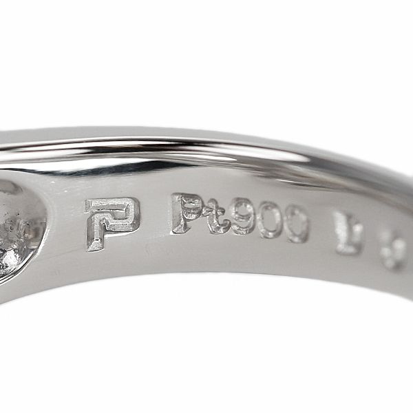 ポーラ アコヤ真珠 リング ダイヤモンド Pt900 POLA 中古 宝正 901477  