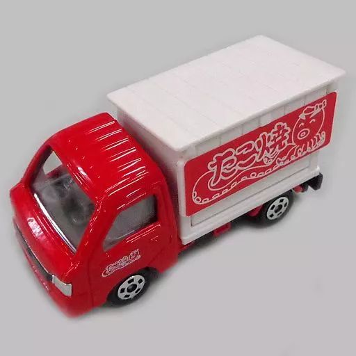 中古】ミニカー 1/55 スバル サンバー たこ焼屋さん(レッド