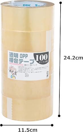 粘着透明ＯＰＰテープ