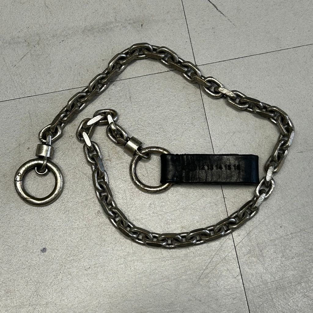 Martin Margiela マルタンマルジェラ ウォレットチェーン シルバー 中目黒A05