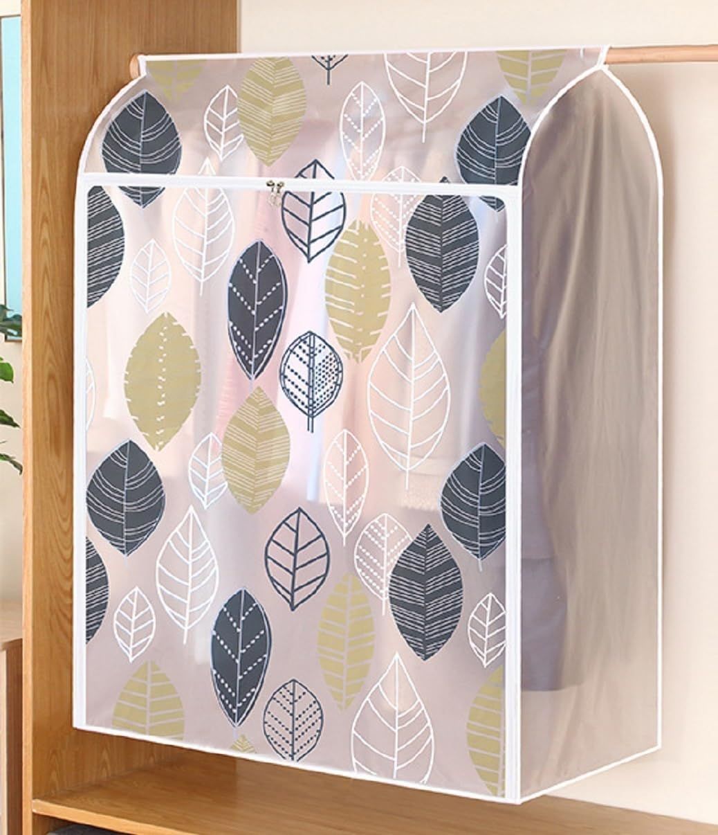 カバー 衣類カバー 洋服カバー 防虫防カビ ロング ハンガーラック ファスナー開閉式 パイプハンガーカバー 固定ヒモ付き スーツカバー Lakymisy まとめて 衣類収納 洗濯可能