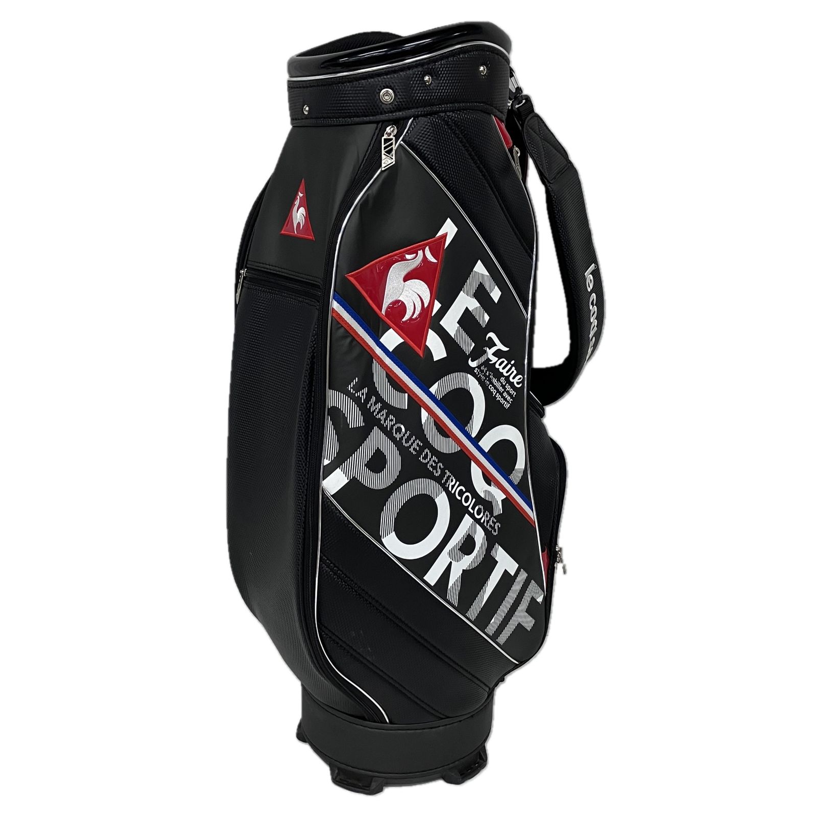 ルコックスポルティフ/ゴルフ エナメルキャディバッグ9型【ネイビー