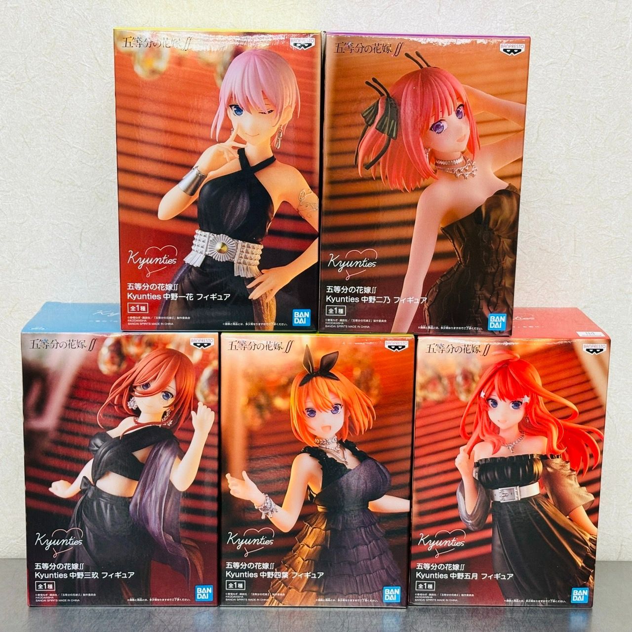 五等分の花嫁 フィギュア まとめ売り 一花・二乃・三玖・四葉・五