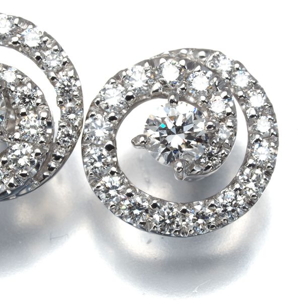 モニッケンダム ピアス ダイヤ ダイヤモンド 0.40ct 0.39ct Pt900 保証書 177492