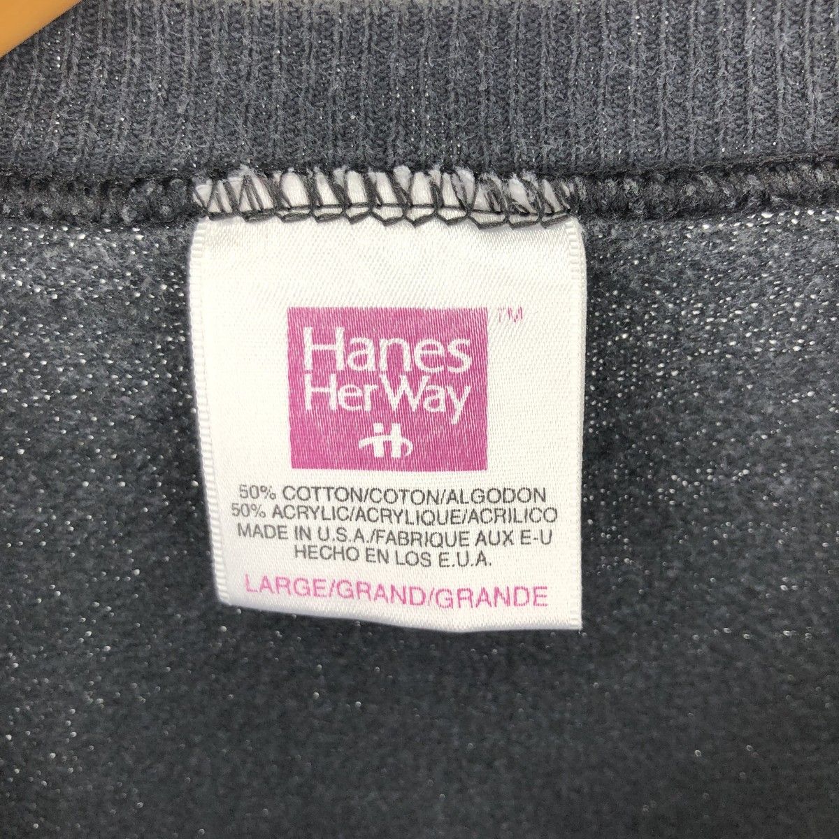 古着 90年代 ヘインズ Hanes HerWay 無地スウェット トレーナー USA製