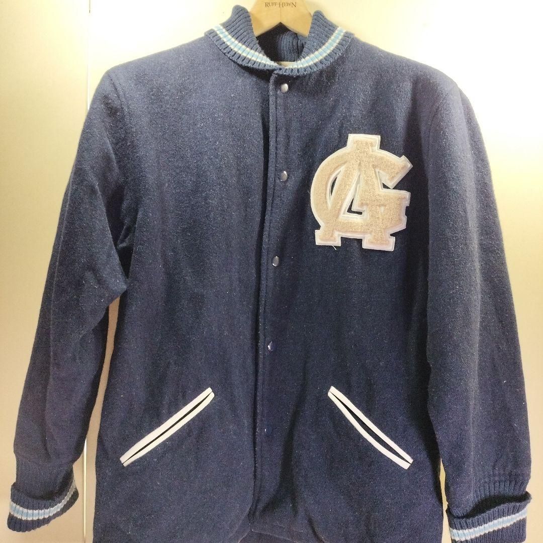 シルバーストーン グランドオールズ スタジャン Lサイズ ネイビー 古着