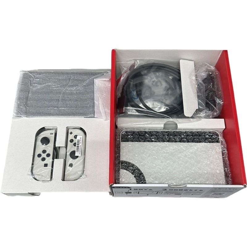 Nintendo 任天堂 Nintendo Switch 有機ELモデル HEG-S-KAAAA ゲーム機本体 ホワイト 動作 済 32509K258