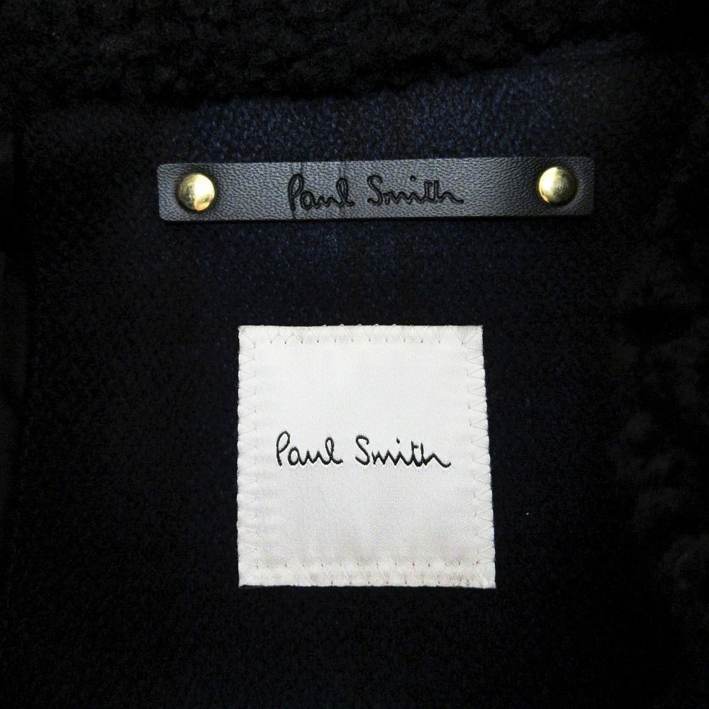 17AW Paul Smith ポールスミス ムートンジャケット ライダース
