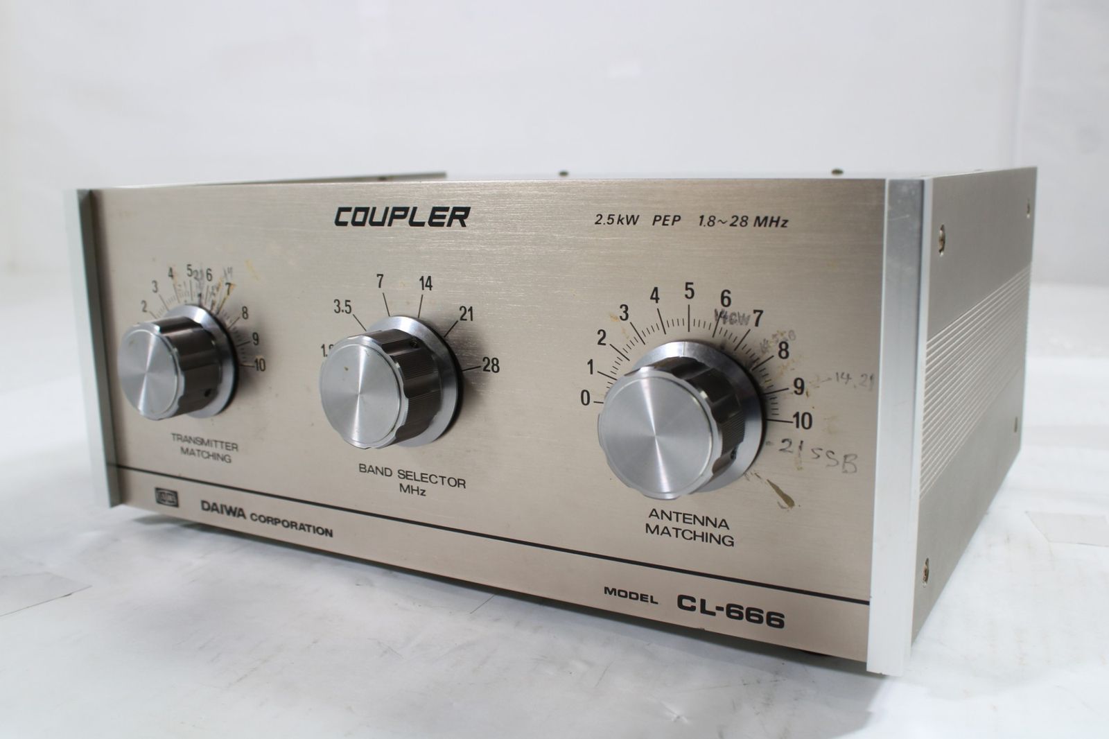 現状品 ダイワ カップラー CL-666 アマチュア 無線機 アンテナ DAIWA ITW2AX449UZH-H05-byebye
