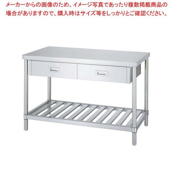 パイプ脚 作業台 スノコ棚 片面引出付 WDS-6060 ポイント20倍パイプ脚 作業台 スノコ棚 片面引出付 WDS
