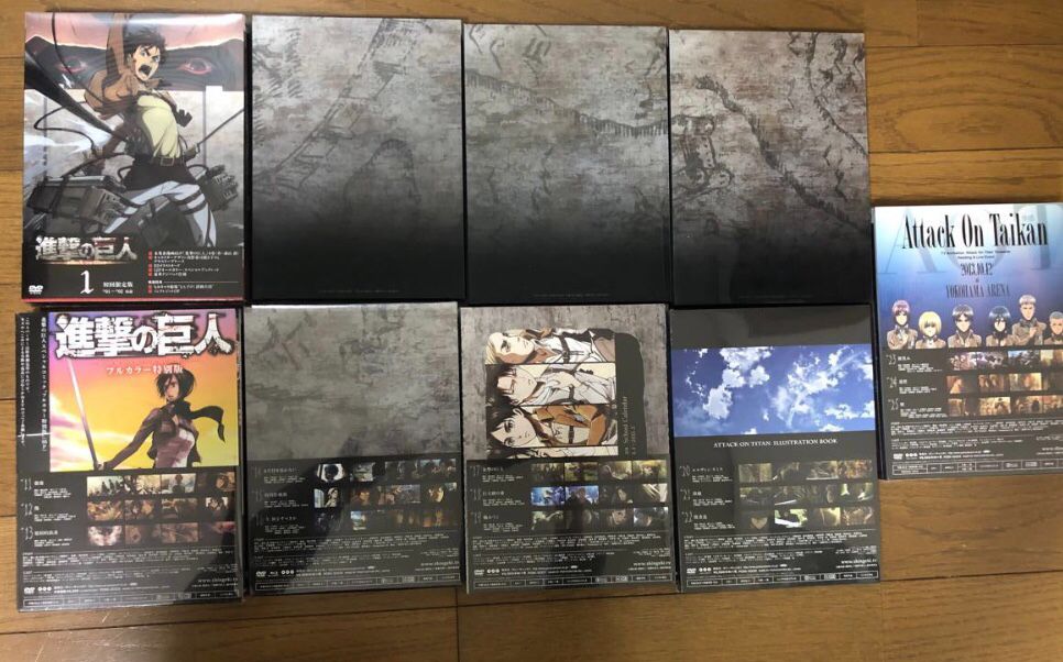 進撃の巨人 DVD 1-9巻 セット レア 初回限定版有 未開封有 - メルカリ