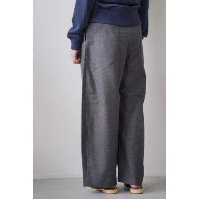 ASEEDONCLOUD | Handwerker | wide trousers (navy/gray) S size