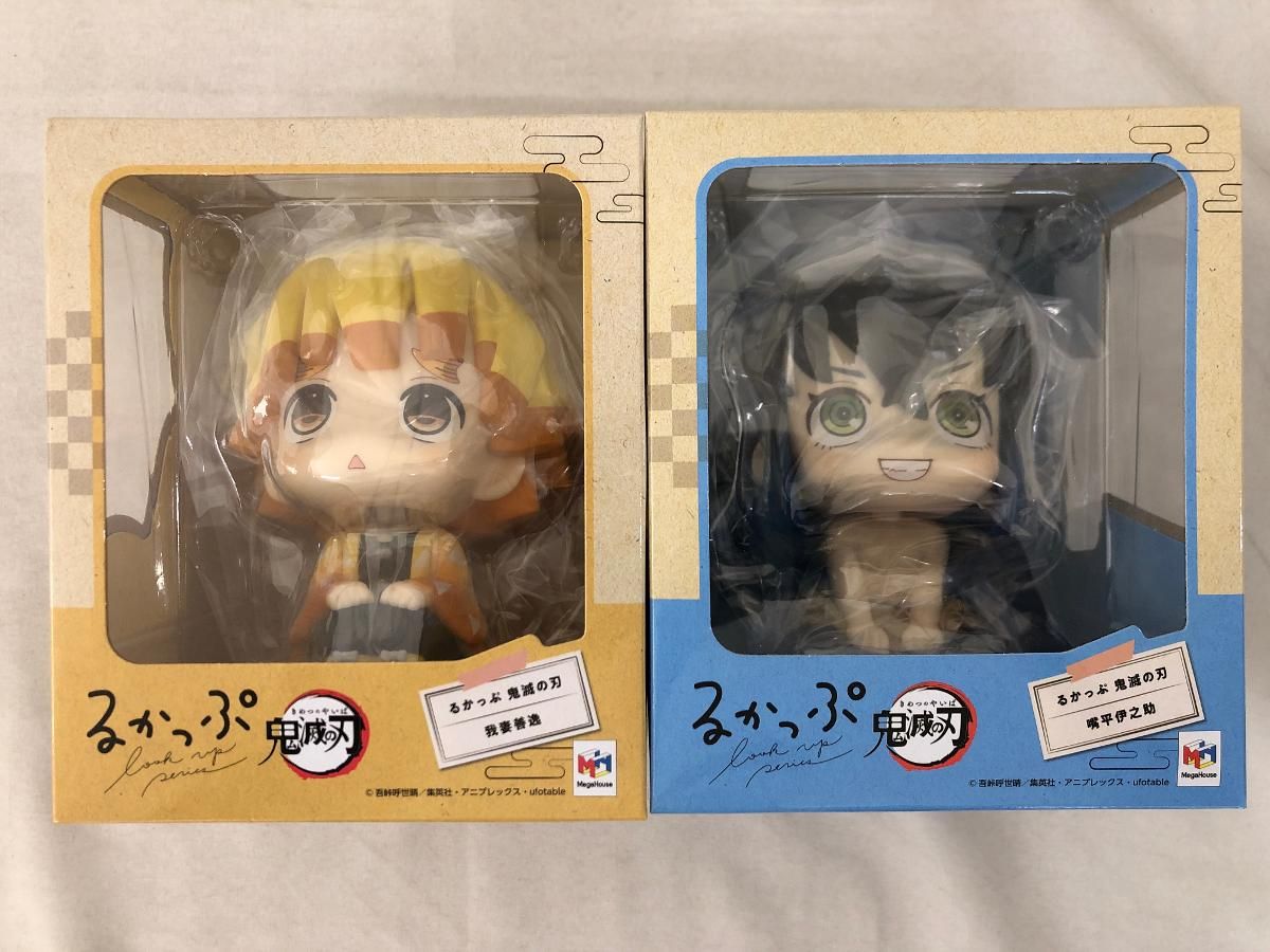 鬼滅の刃　るかっぷ　我妻善逸　竈門炭治郎　嘴平伊之助　3個セット るかっぷ 鬼滅の刃 我妻善逸 にこっとver.＆嘴平伊之助 むん