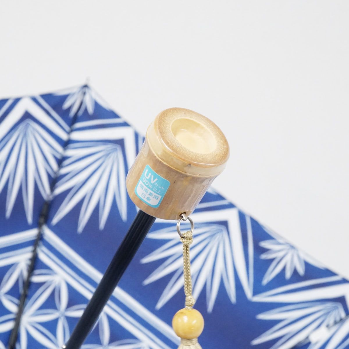 折りたたみ日傘 nugoo 拭う USED超美品 江戸切子 藍色 和風