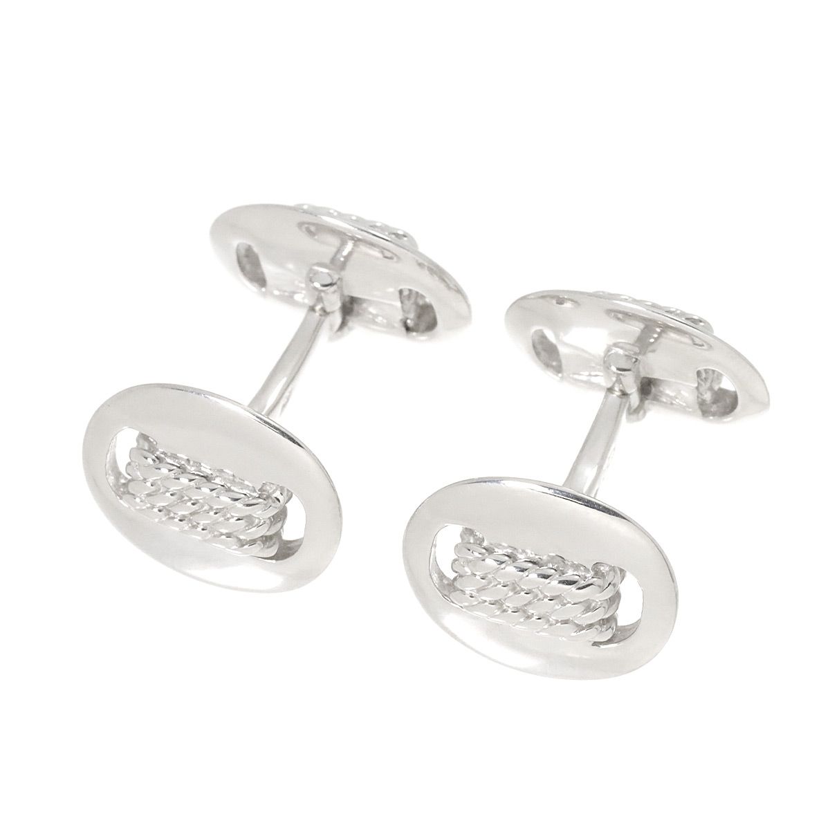 023 HERMESエルメス SV アクセサリー カフスボタンロープ