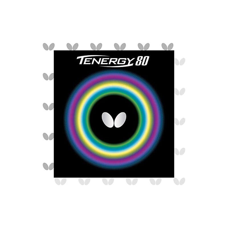 バタフライ(Butterfly) 卓球 ラバー テナジー・80 裏ソフト テンション (スピン) 05930 レッド 厚