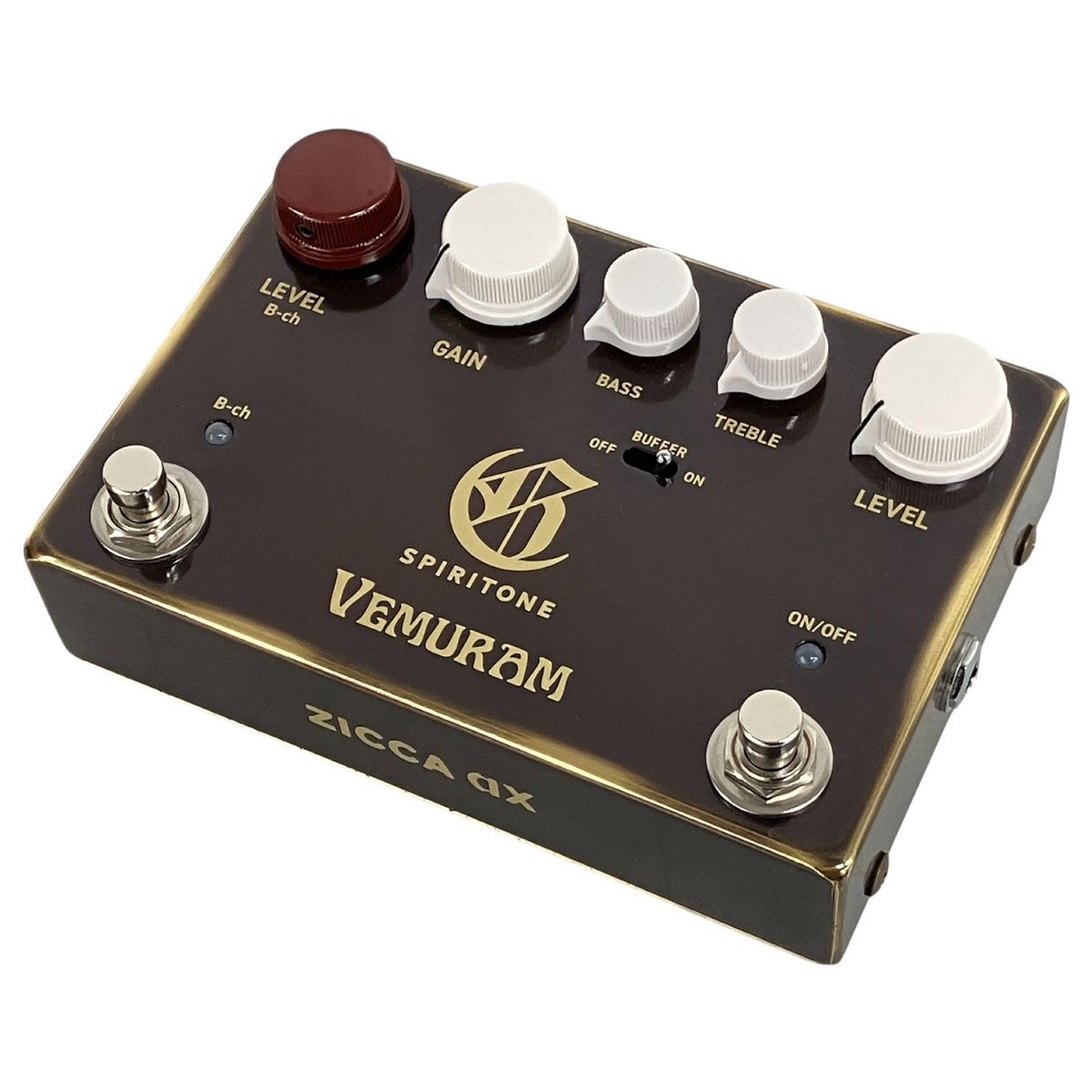 VEMURAM SPIRITONE ミディアムゲイン オーバードライブ エフェクター ペダル 音響機材 オーディオ K10523493