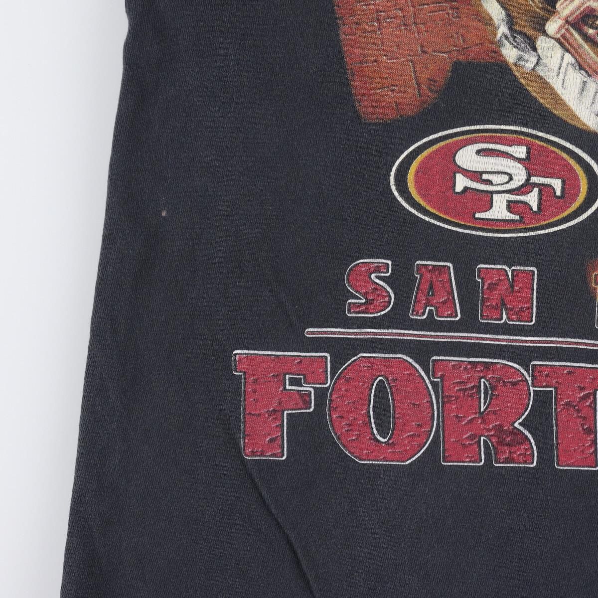 90年代 リー Lee SPORT NFL SANFRANCISCO 49ERS サンフランシスコフォーティナイナーズ スポーツプリントTシャツ メンズM ヴィンテージ /eaa319763