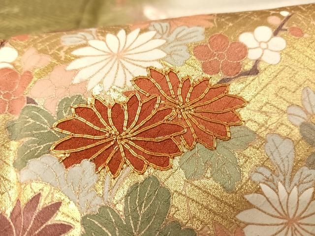 平和屋着物○十日町老舗ブランド 吉澤友禅 吾妻徳穂 訪問着 駒刺繍 霞