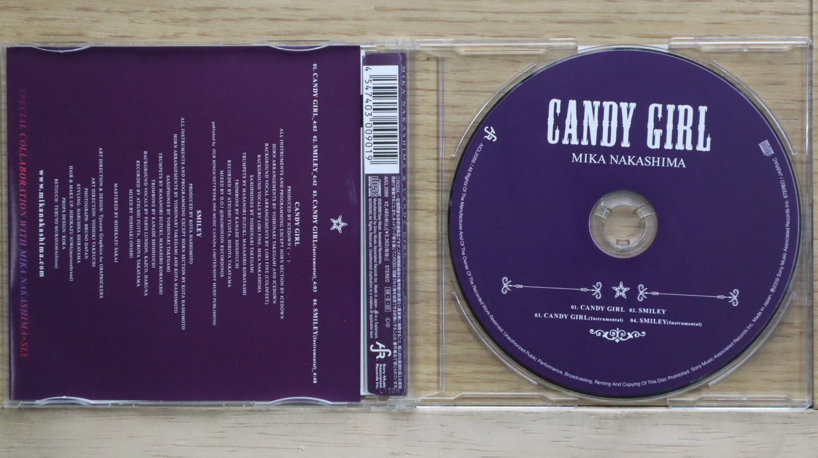 国内盤CD☆中島美嘉/Mika Nakashima□ CANDY GIRL(Tシャツ付C