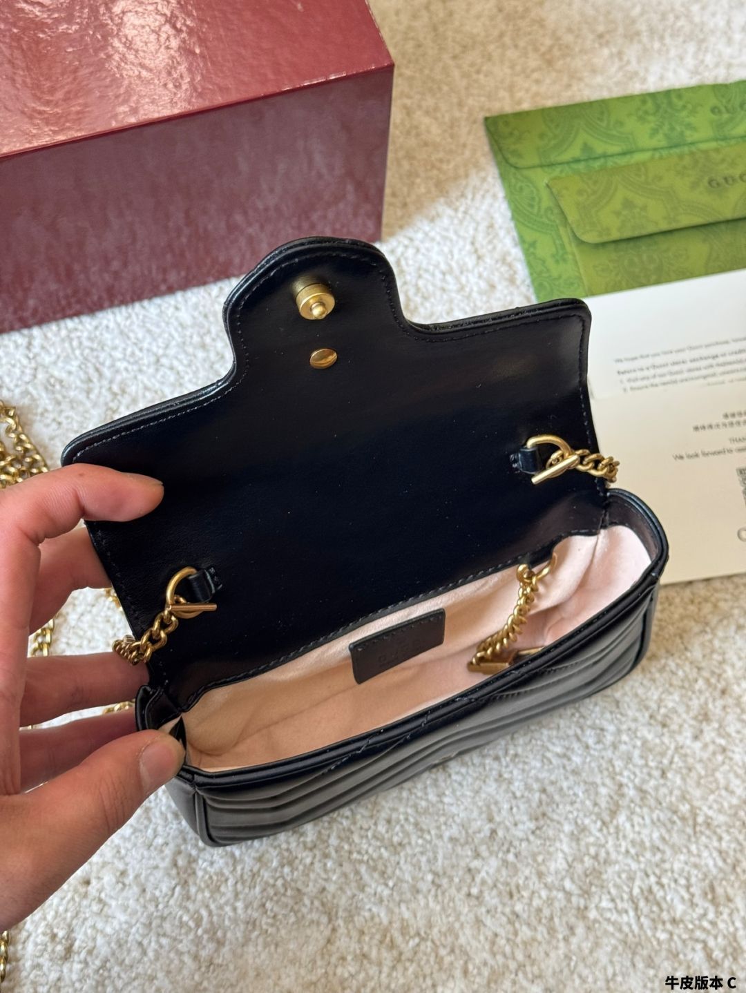 今日特価】Gucci GG Marmont Heart Embroidery Bag・グッチ GG