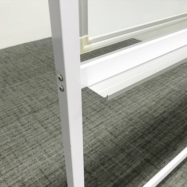 ホワイトボード 脚付 両面式 W1900 ホワイト 会議ボード MARWIL-DEMENAGEMENTS_CH