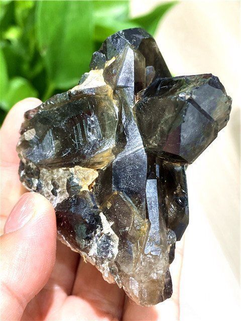 AAA級【魔除け】◇天然モリオン(黒水晶）クラスターYTHB86C6