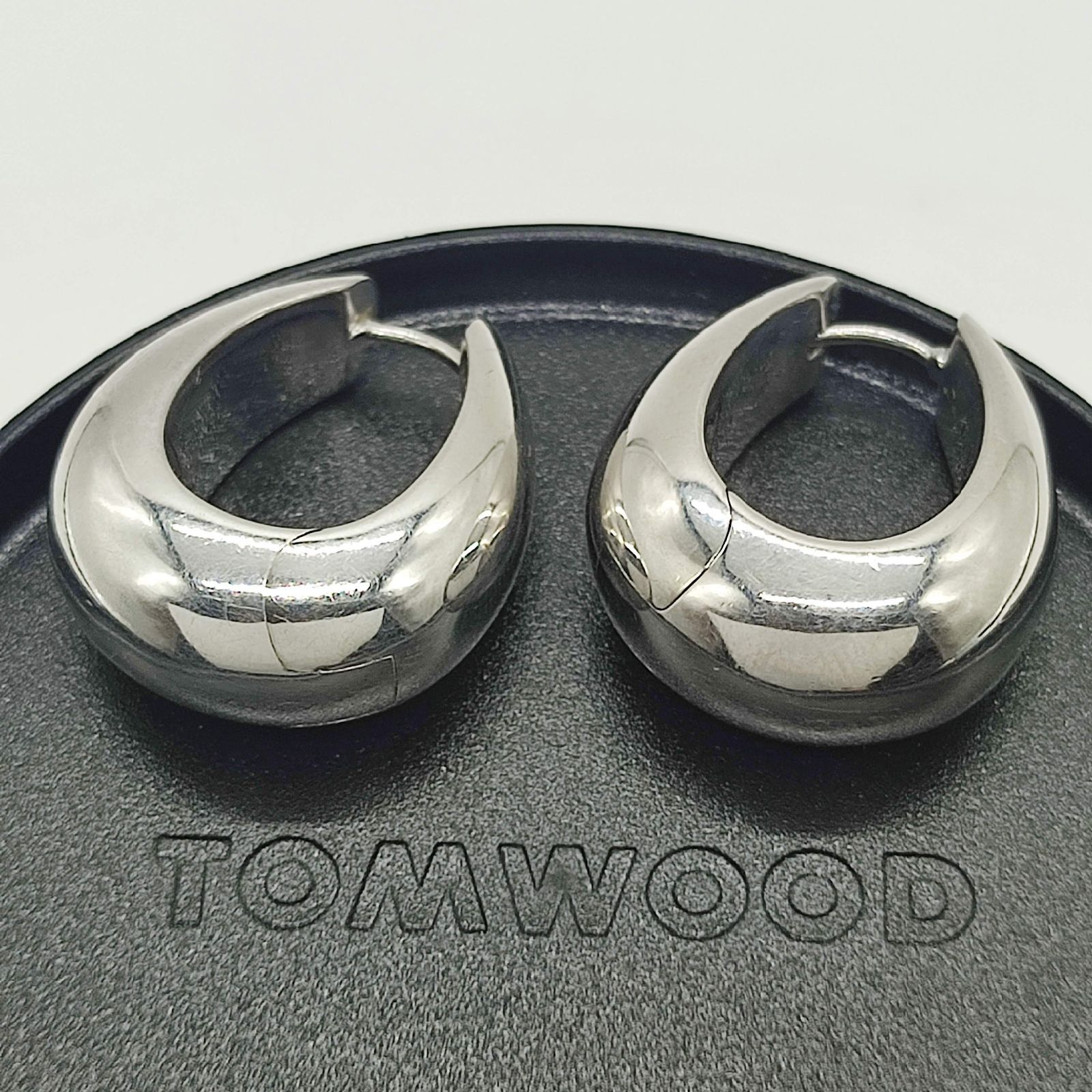 【美品】TOMWOOD トムウッド　Ice Hoop Large　ピアス　アイスフープ　シルバー925