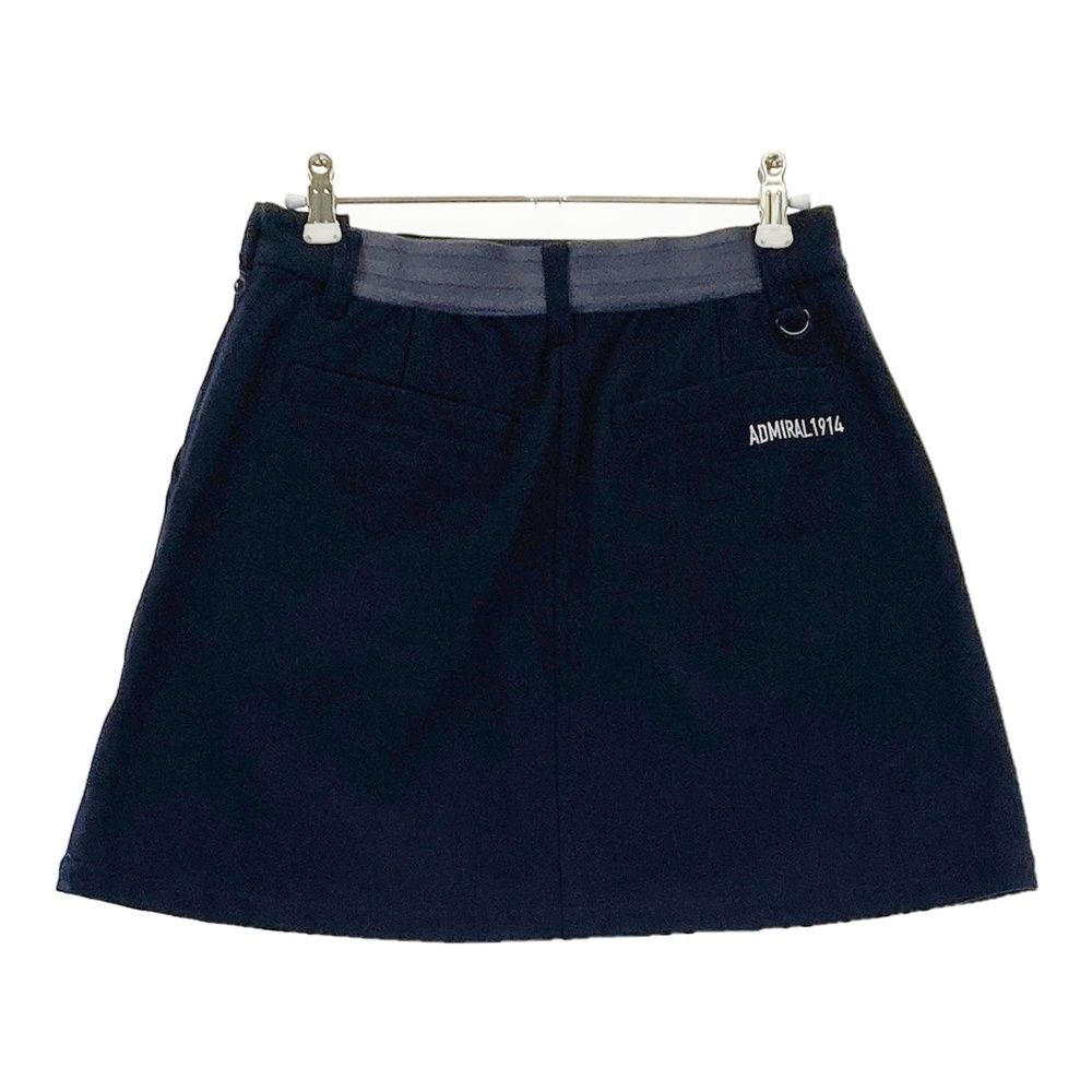 サイズ：S9 ADMIRAL アドミラル 裏起毛 ストレッチスカート ネイビー系