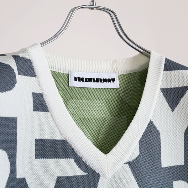 ディセンバーメイ ゴルフ ベスト レディース Vネック ニット ニット