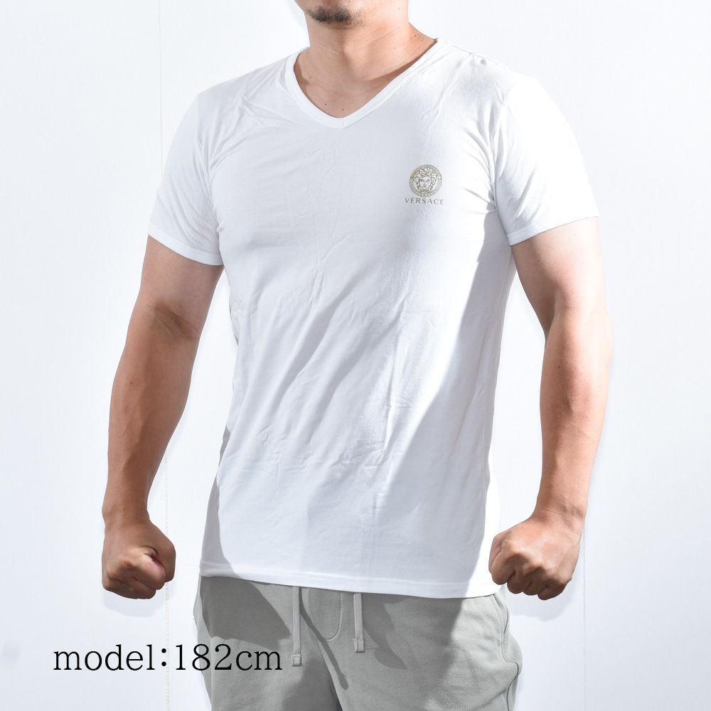 【VERSACE】関税込★メデューサアンダーシャツ メドゥーサ アンダーシャツ 2枚パック | VERSACE JP