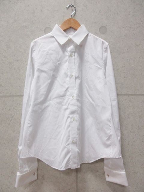 ノワール　ケイ ニノミヤ コムデギャルソン長袖シャツ　ホワイト　美品 COMME des GARCONS/コムデギャルソン】 3D-T013 【noir kei