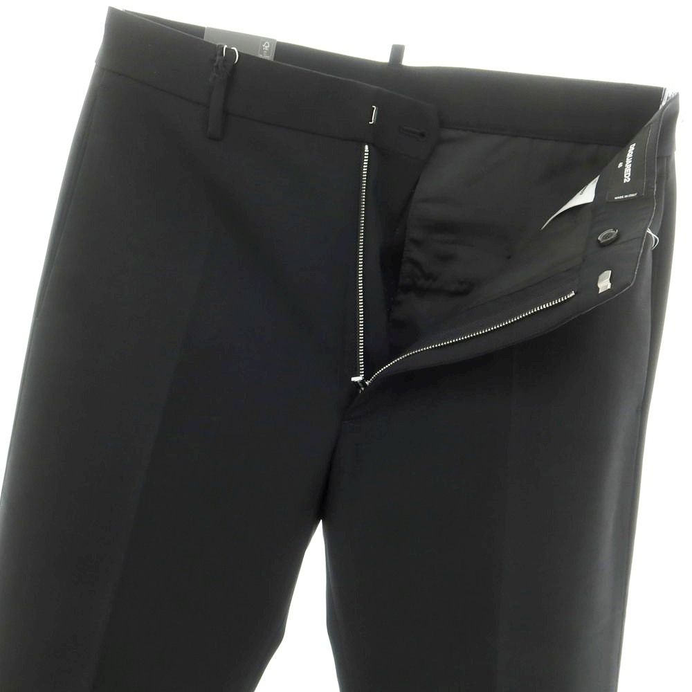 新品】ディースクエアード DSQUARED2 ストレッチ ウール セミフレア