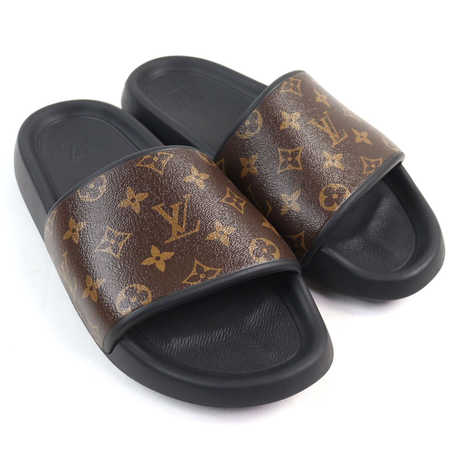 【美品】ルイヴィトン ウォーターフロントライン モノグラム ラバーサンダル 9 美品】ルイヴィトン ウォーターフロントライン モノグラム ラバー