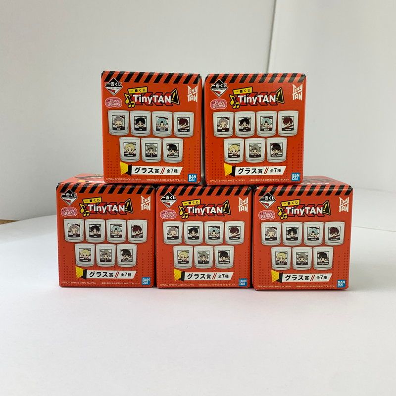 BTS TinyTAN 一番くじ グラス賞 5個セット 【084-240811-nm-26-fuz 