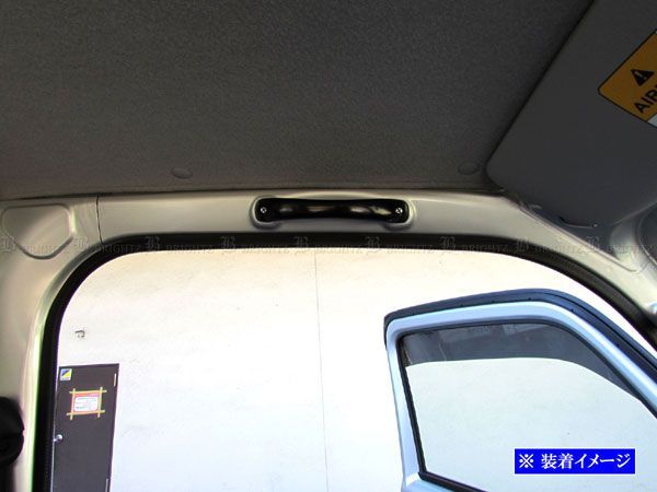 ジムニーノマド JC74W アルミアシストグリップ 黒 1PC