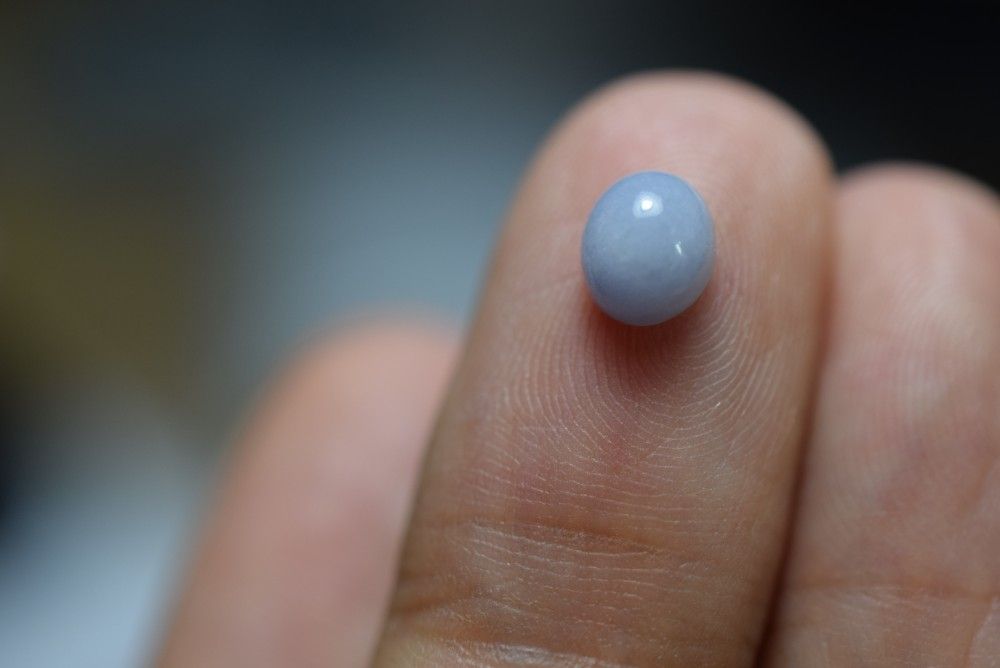 RS11-33 糯種 ラベンダー ミャンマー産 天然 A貨 本翡翠 ルース 硬玉