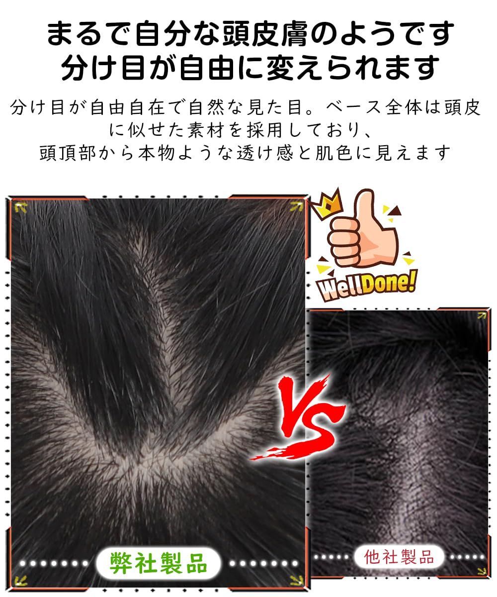 部分ウィッグ